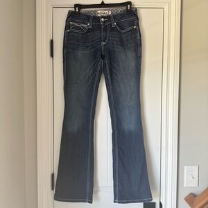 Ariat R.E.A.L. Mid Rise Stretch Whipstitch Boot Cut Jean